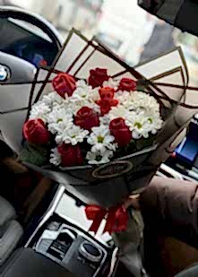 7 G�l Papatya Buketi Ay�c�k Hediye