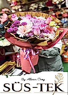 Kas�mpat� Pembe G�l Buket