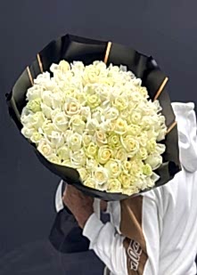 101 Adet Beyaz G�l